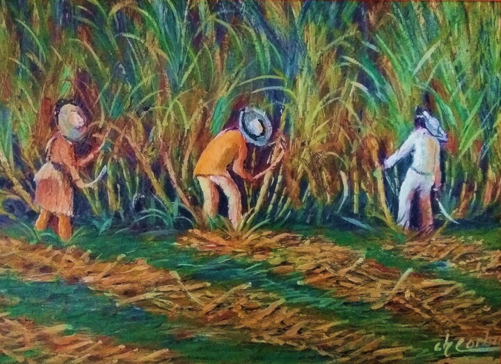 les coupeurs de cannes a sucre painting by charles corbin artmajeur