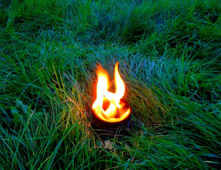 Photography titled "Feuer und Holz" by Corinne Courlet, Original Artwork, Digital Photography