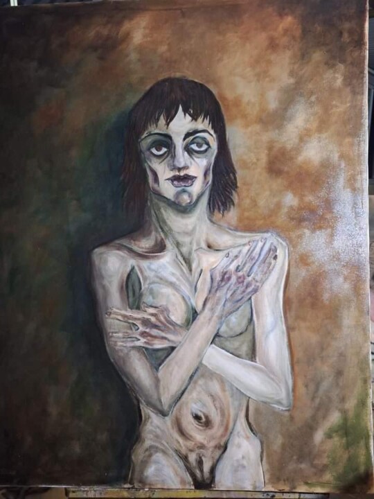 Pintura titulada "Spiritüel antic nude" por Cpus, Obra de arte original, Oleo