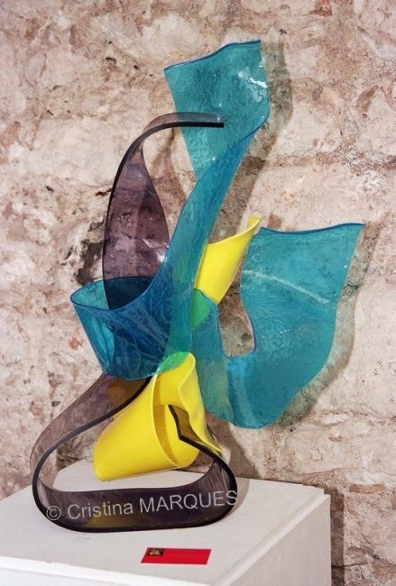 Sculpture intitulée "Virevolte" par Cristina Marquès, Œuvre d'art originale, Plastique