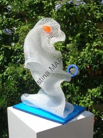 雕塑 标题为“Le Dauphin” 由Cristina Marquès, 原创艺术品, 塑料