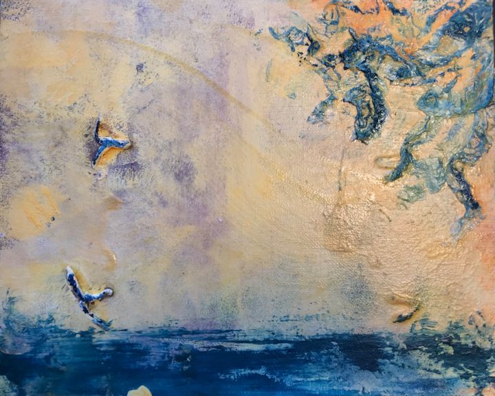 Pittura intitolato "Sea Breeze" da Cristina Stockstill, Opera d'arte originale, Acrilico