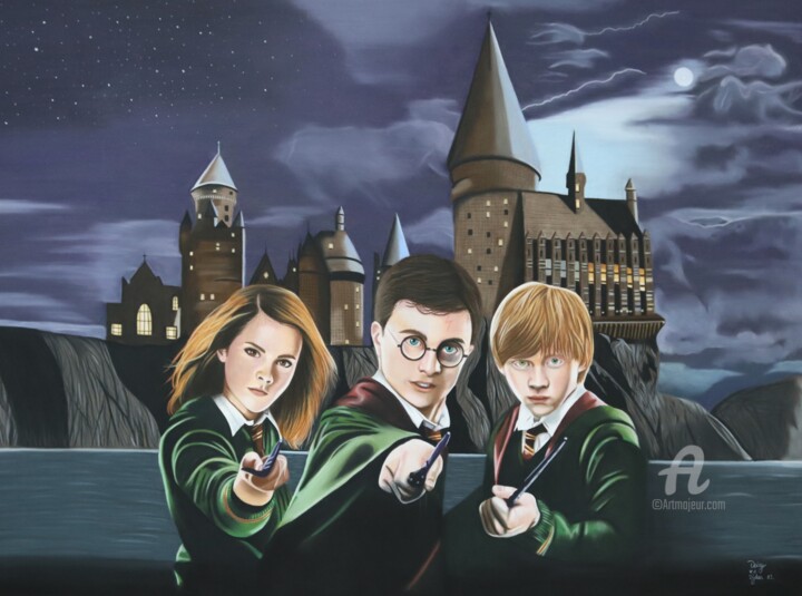 ron weasley harry potter and hermione granger