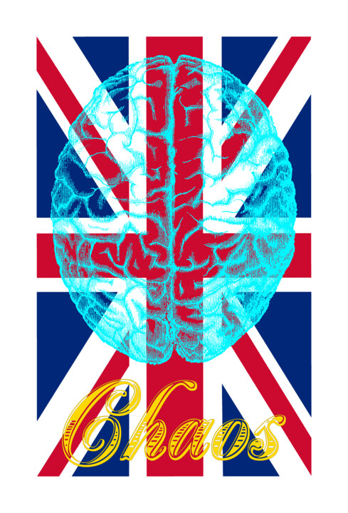Printmaking titled "Brexit - From Brita…" by Dangerous Minds Artists, Original Artwork, Digital Print
