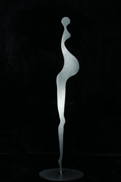 雕塑 标题为“L'attente 180” 由Daniel Perreu, 原创艺术品, 金属
