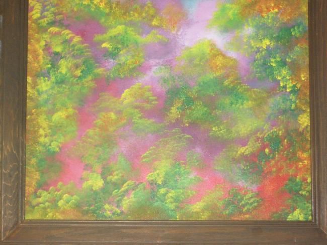 Painting titled "Floral Abstract 2" by Daniel Donovan, Original Artwork