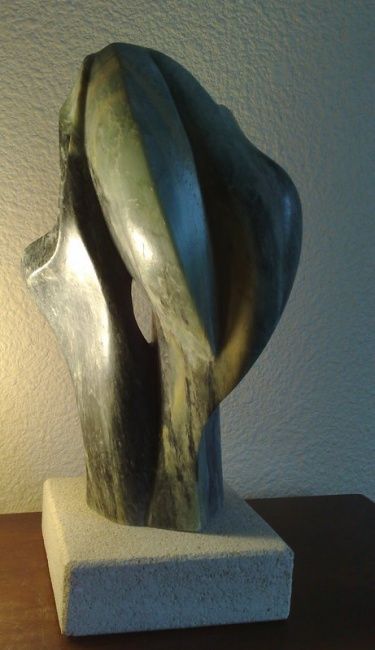 Sculpture intitulée "L'ECOUTE" par Dany Io, Œuvre d'art originale