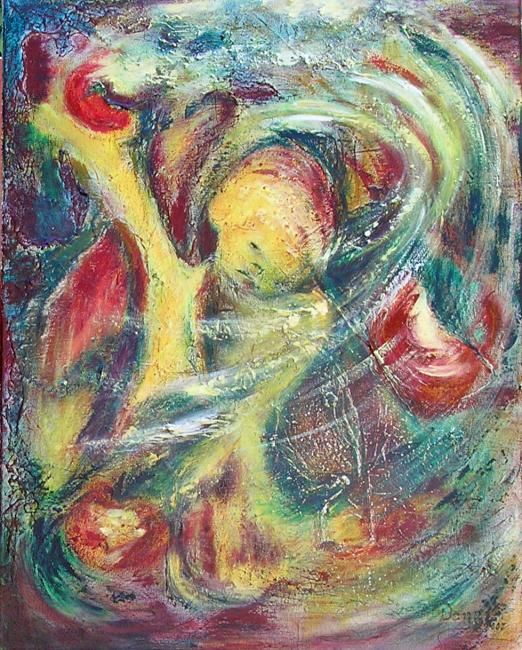 Schilderij getiteld "Cadence" door Dany, Origineel Kunstwerk, Acryl