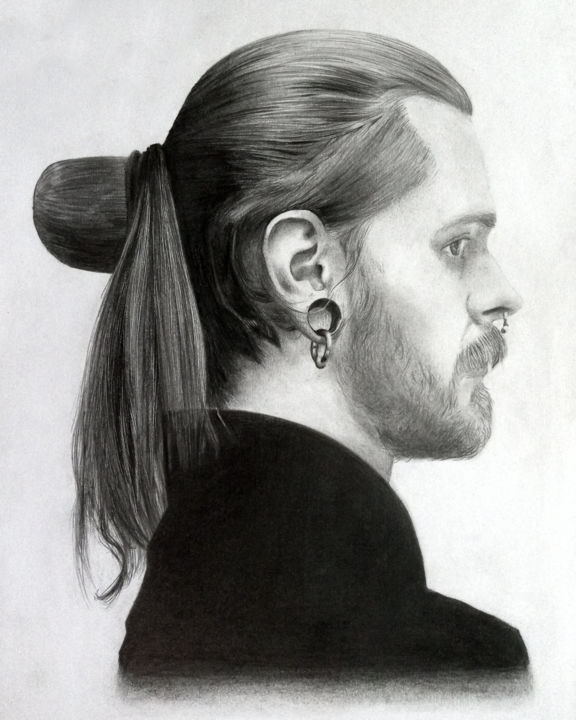 realistic person drawing