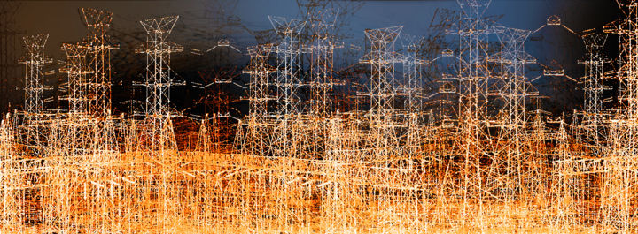 Digital Arts με τίτλο "tower2.jpg" από David Denton, Αυθεντικά έργα τέχνης