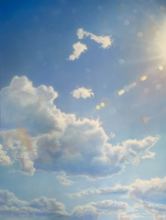 Drifting Clouds, Painting by David Tracey