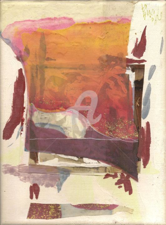 Pittura intitolato "n°1" da Delphine Rocher, Opera d'arte originale, Altro