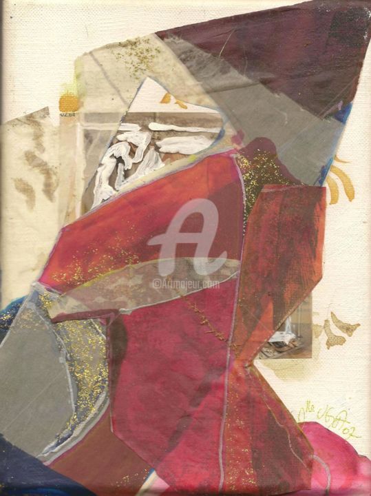 Pittura intitolato "N°3" da Delphine Rocher, Opera d'arte originale, Altro