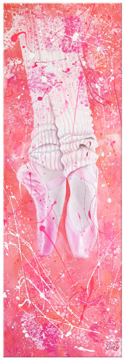 제목이 "A DANCE DREAM"인 미술작품 Denis Chich로, 원작, 아크릴 나무 들것 프레임에 장착됨
