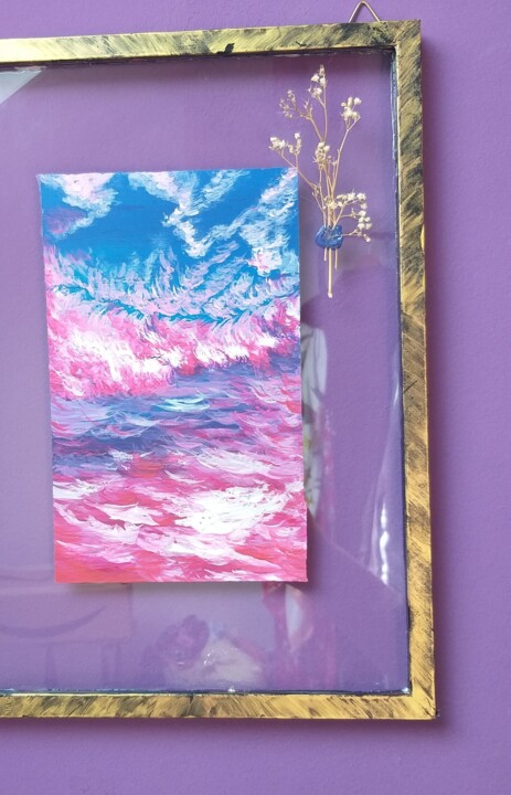 Design titled "Abstract skyscape" by Depict Sofia, Original Artwork, Acrylic