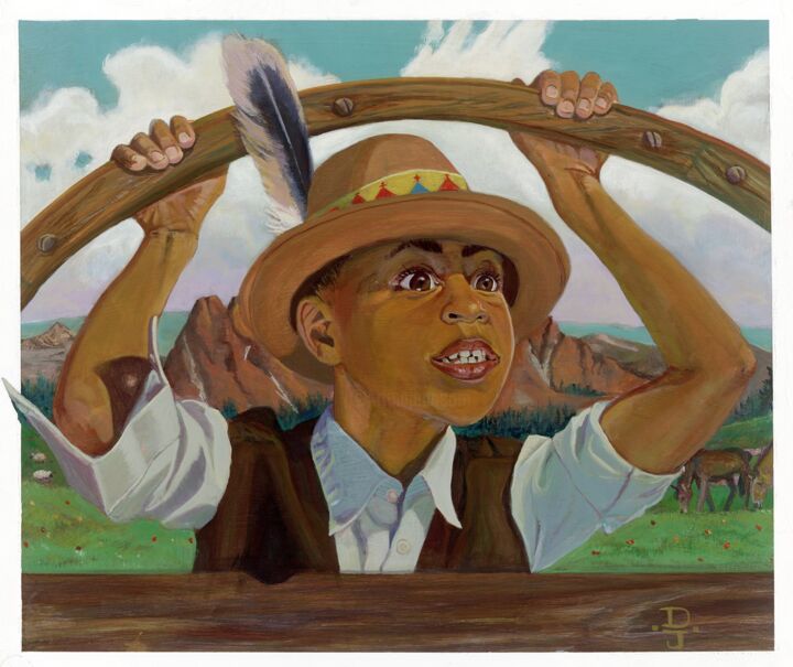 Painting titled "Onward Jubilance" by Derrick Webb, Original Artwork, Acrylic