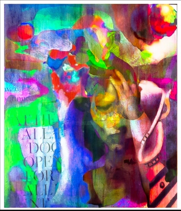 Digital Arts titled "The day the doors o…" by Devorah Rosen, Original Artwork, Digital Painting