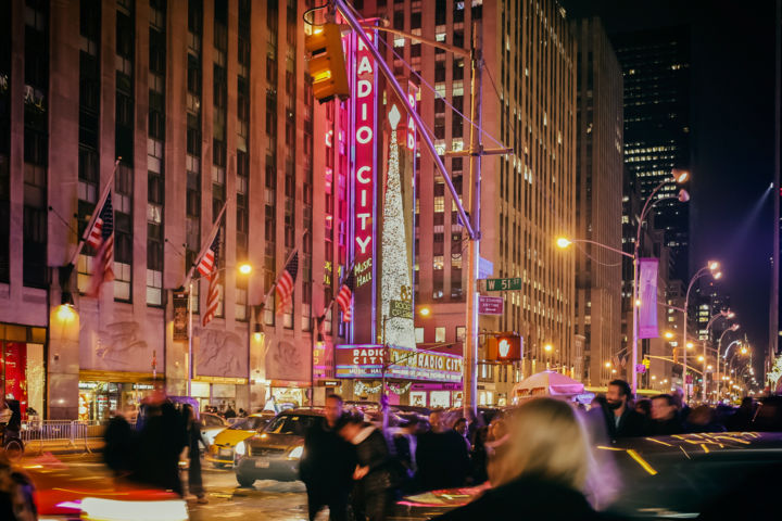 Photography titled "Radio City Music Ha…" by Diana Rivera, Original Artwork, Digital Photography