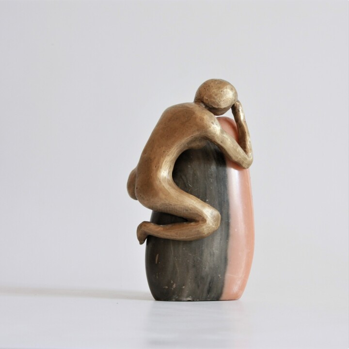 雕塑 标题为“La penseuse” 由Didier Fournier, 原创艺术品, 青铜