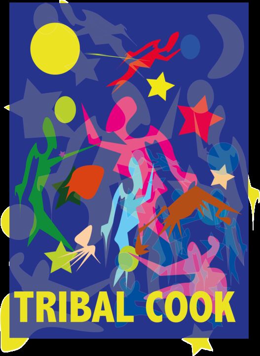 Digital Arts titled "Tribal cook" by Dimalone, Original Artwork, 2D Digital Work