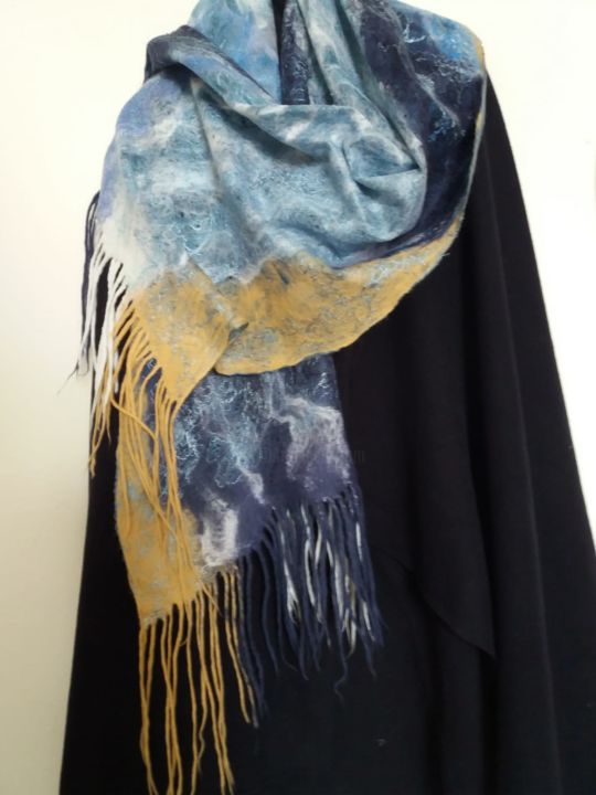 Textile Art titled "Desierto Namib" by Lina Kulikova, Original Artwork, Fabric