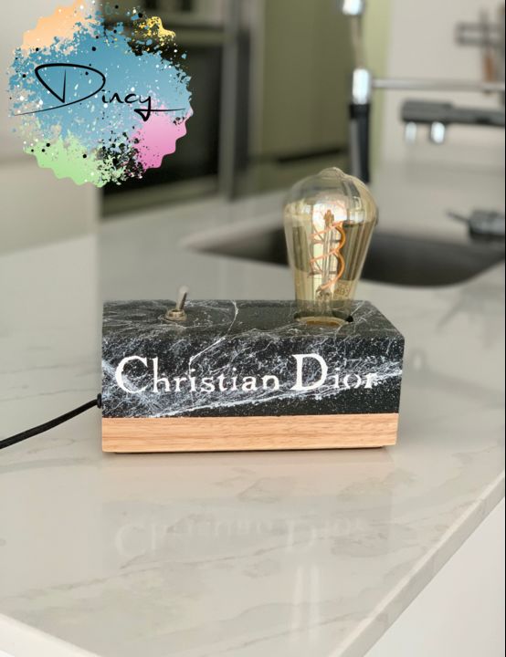 Design titled "Lampe Christian Dior" by Dincy, Original Artwork, Luminaire