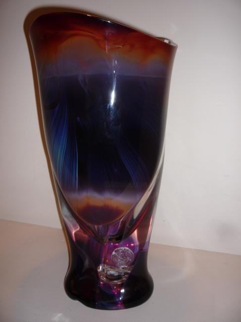 Sculpture intitulée "Venetian vase, mura…" par Dino Rosin, Œuvre d'art originale