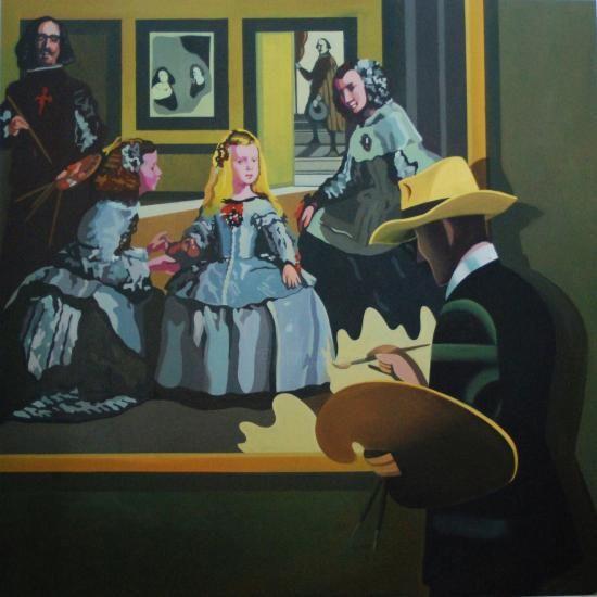 Malerei mit dem Titel "The Silent Act of P…" von Diogo Muñoz, Original-Kunstwerk