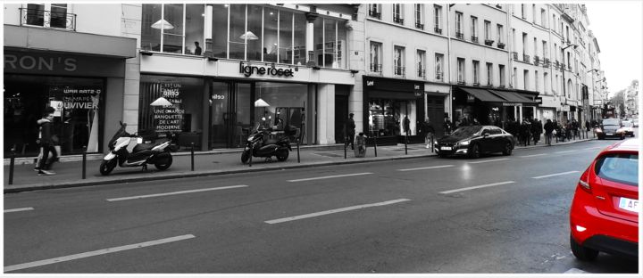 Fotografia intitolato "paris-bastille-vali…" da Divine Kanza, Opera d'arte originale