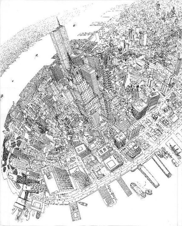 Aerial of Downtown Manhattan (Mish P)