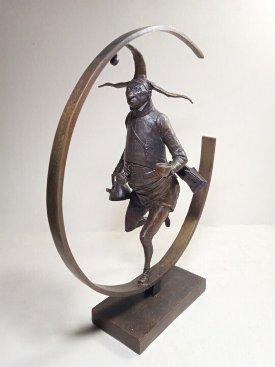 Sculpture titled "Bronze sculpture Ru…" by Dmitriy Shevchuk, Original Artwork, Bronze