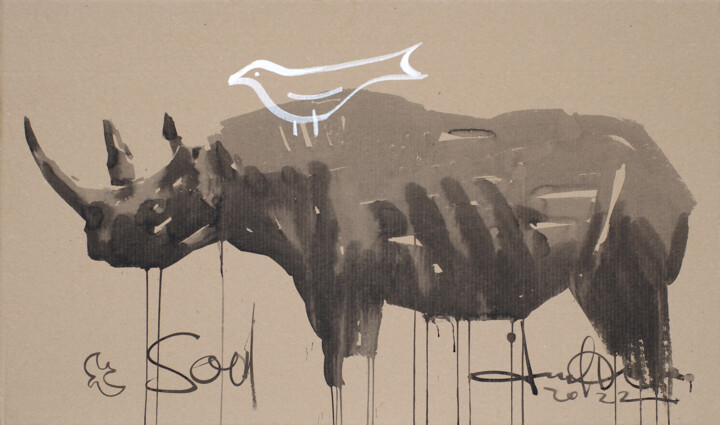 Malarstwo zatytułowany „Soul” autorstwa Дмитрий Филатов, Oryginalna praca, Atrament