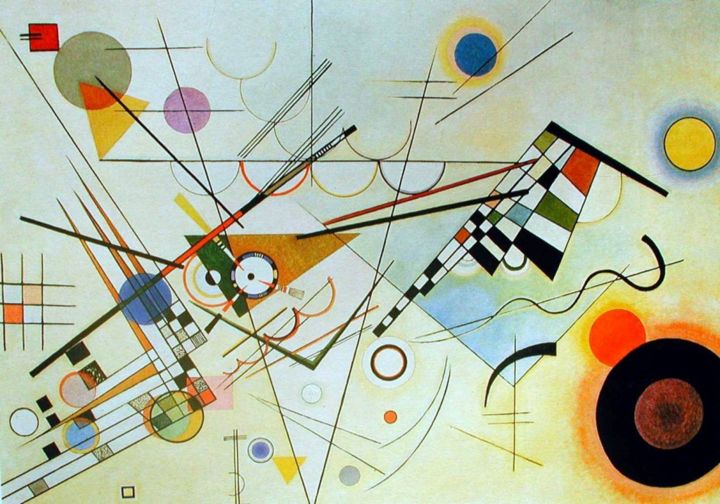 Pintura titulada "Kandinsky 005.jpg" por Dominic Ibañez, Obra de arte original