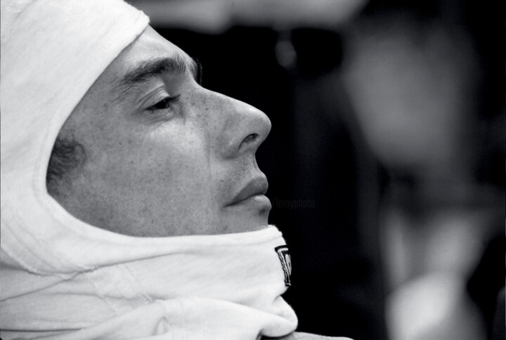 Photographie intitulée "Ayrton Senna Imola…" par Dominique Leroy, Œuvre d'art originale