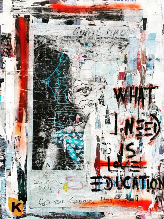 Collages titled "What We need is...…" by Dominique Kerkhove (DomKcollage), Original Artwork, Collages