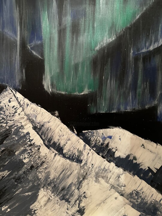 Картина под названием "Cold Night" - Dora Palma Lukacs, Подлинное произведение искусства, Акрил