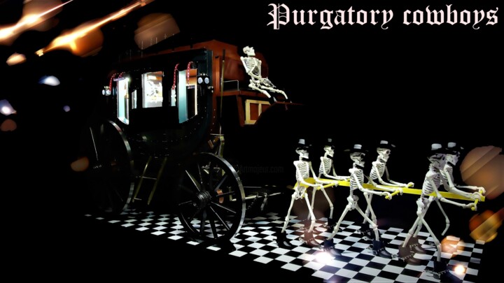 Photography titled "purgatory cowboys" by Douglas Okerlund, Original Artwork, Digital Photography