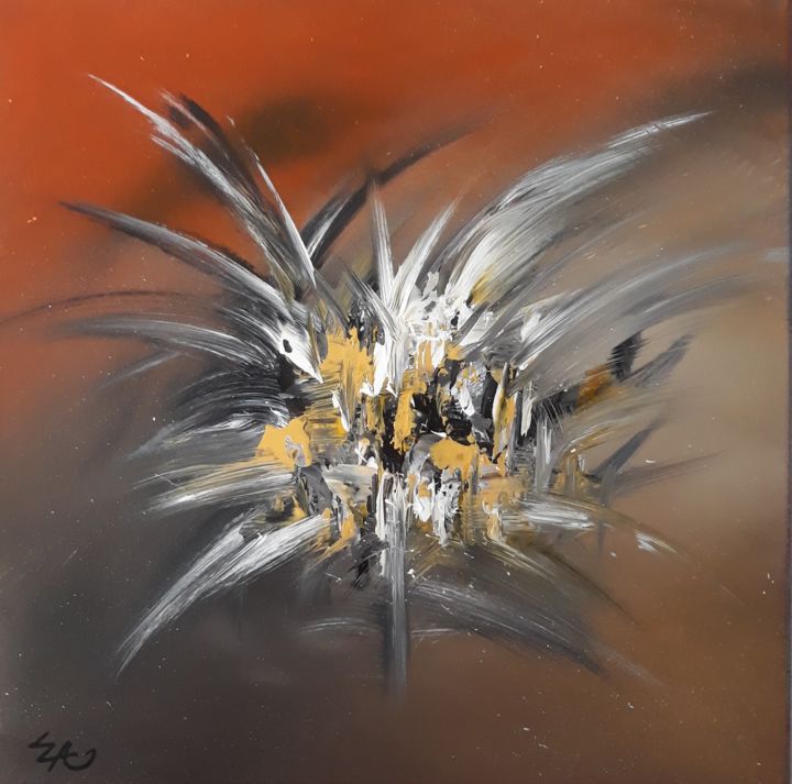 Pintura titulada "Ghân" por Earwen Abstract, Obra de arte original, Acrílico