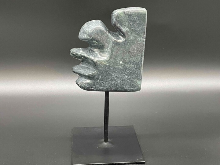 Sculpture titled "Fragments d'homme N…" by Edith Bk, Original Artwork, Stone