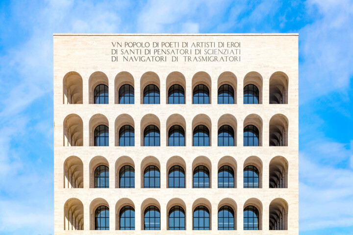 Fotografía titulada "Colosseo quadrato" por Edoardo Oliva, Obra de arte original, Fotografía digital