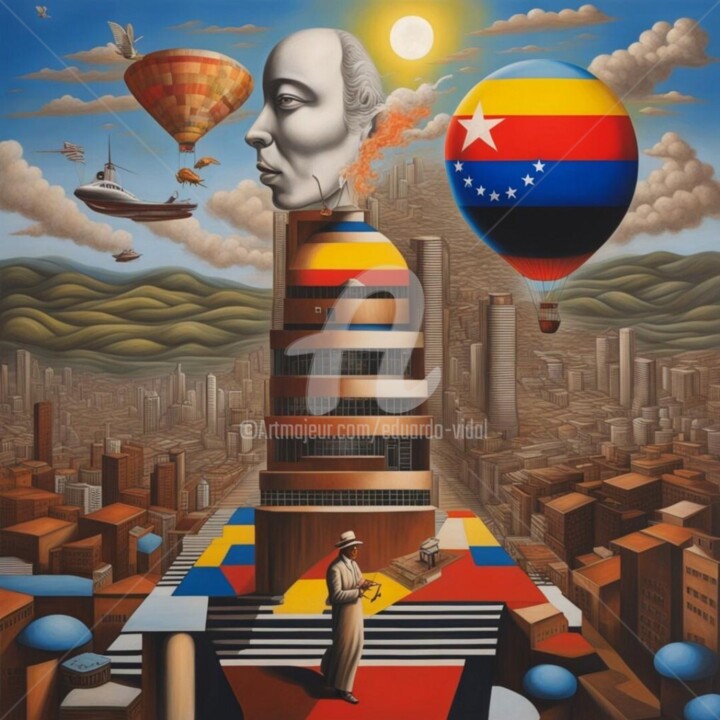 数字艺术 标题为“future Kingdom of V…” 由Eduardo Vidal, 原创艺术品, 数字油画