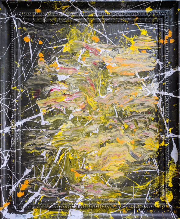 Peinture intitulée "Sense & Thorns" par Oberlin The Artist, Œuvre d'art originale, Acrylique