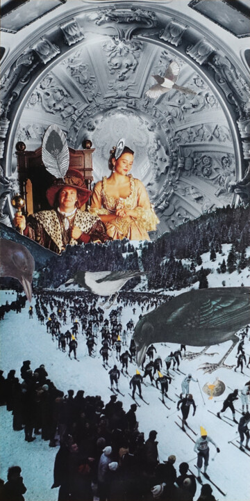 Collages intitolato "Referee" da Ekaterina Anikina, Opera d'arte originale, Collages