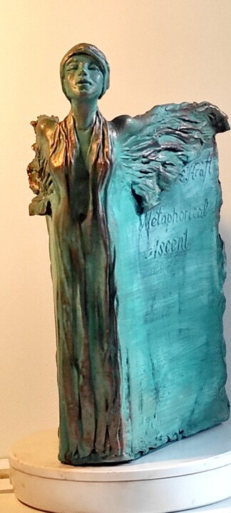 Rzeźba zatytułowany „"Metaphorical Ascen…” autorstwa Elena Kraft, Oryginalna praca, Polimerowa glina