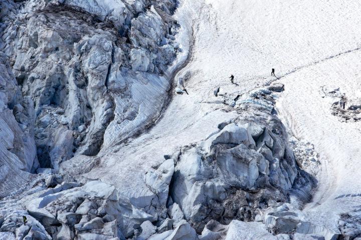 Photography titled "Mont Blanc adventure" by Elena Raceala, Original Artwork, Digital Photography