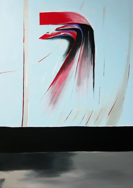 제목이 "Change"인 미술작품 Elif Yaman로, 원작, 아크릴 나무 들것 프레임에 장착됨