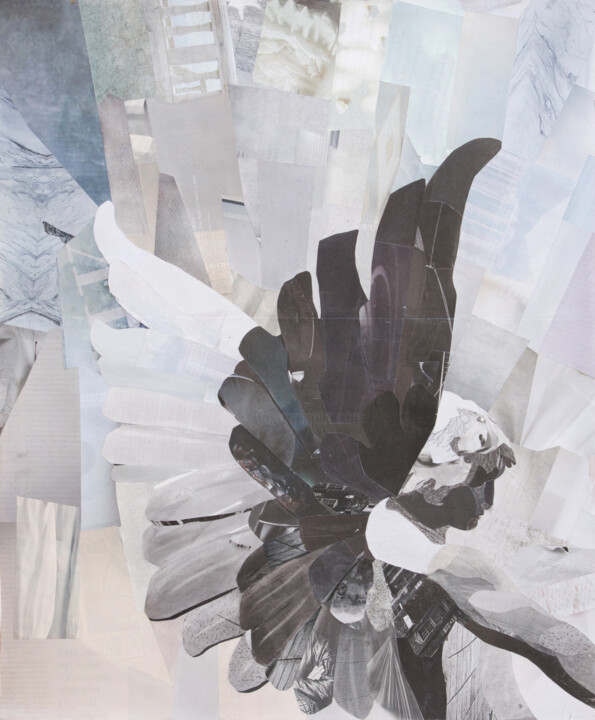 拼贴 标题为“angelic figure” 由Elina Evstig, 原创艺术品, 拼贴
