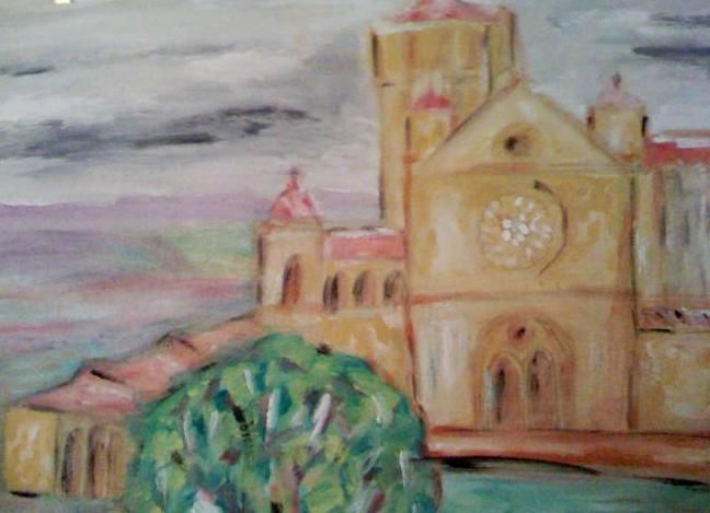 Painting titled "Italy" by Lazarovici, Original Artwork