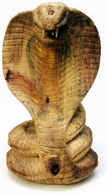 Sculpture intitulée "naja" par Kin, Œuvre d'art originale