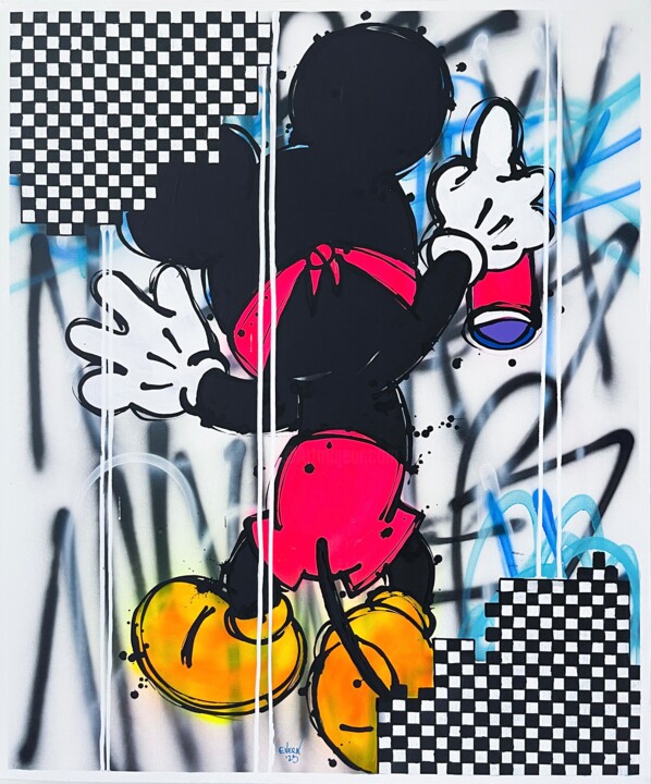 Pintura titulada "Graffiti Reflections" por Esteban Vera (EVera), Obra de arte original, Acrílico
